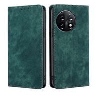 全城熱賣 - 適用於OnePlus 11 風雲磁吸防盜刷手機皮套（綠色）