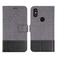 Xiaomi Mi Mix / Mix 2 / Mix 2s / Max 2 / Max 3 Fashion Canvas Flip cover Business wallet Full protection Phone Case