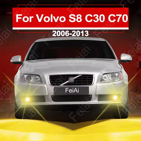 H11 LED Fog Light For Volvo S8 C30 C70 Accessories H9 H16JP Front Fog Light 2006 2007 2008 2009 2010