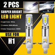TL 2pcs H1 6000K siêu sáng trắng 6000LM DRL LED Đèn pha Bóng Đèn Kit cao-chùm