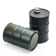 2025 Outdoor Equipment · 304 Stainless Steel Flask Outdoor Portable Flask Mini Gasoline Barrel Flask
