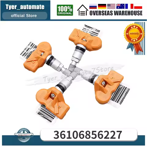 4PCS For BMW 128I 328I 528I 550I 650I 740I M6 X3 Z4 MINI COOPER Tire Pressure Sensor Monitoring Sens