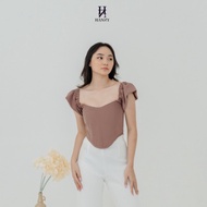 [ Hanny ] Ivy Corset Top / Women's Two way use Corset Top