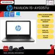 Laptop HP Pavilion 15-AY035TU n3060/4gb/128gb