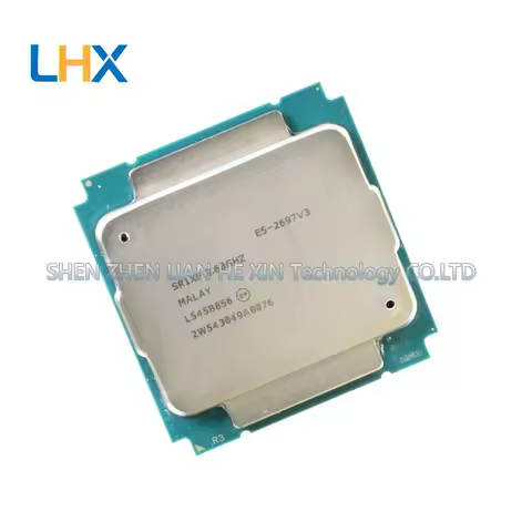 E5-2697V3 2697V3 2.6GHz 35MB TDP145W 22NM 10 Cores 20 Thread CPU Processor