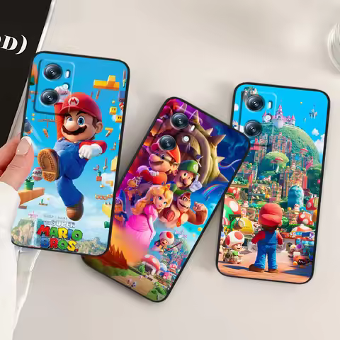 Childhood M-Mario Brave Game For OPPO Find X6 X5 X3 A54S A5 A94 A16 A53S A57 A74 A72 A98 A78 A96 A9 
