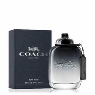 COACH 蔻馳 COACH 男士淡香水 COACH FOR MEN EAU DE TOILETTE ，原價：HKD 660 特價：HKD 498  容量: 100ml  以清爽的綠梨與清新的柑橘香氣作為紐約人的活力充沛前調；而荳蔻、香菜與天竺葵帶著辛香調的原料，則為這款男香添加一絲暖意與豐富性