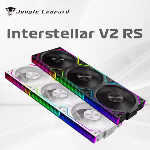 120mm ARGB Case Fan with Dual Side Infinity Mirror Cableless 360mm For Computer Water Cooler | Jungl