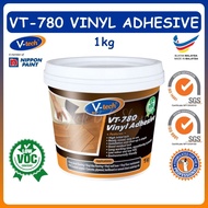 Vtech VT-780 1KG Vinyl Adhesive Sealant Flooring Glue Gam Lantai Vinyl Floor Sealant