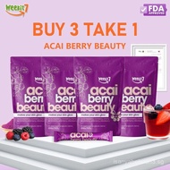 [Buy 3 Take 1]WeeKit7 Acai Berry beauty Powder 7 in 1 Mixed Berries  with Raspberry, Strawberry, Cra
