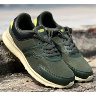 sepatu casual sneaker PIERO HOGAN OLIVE OFF WHITE P20955 ORIGINAL NEW