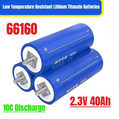 2.3V 40Ah Battery 66160 10C Discharge Low Temperature Resistant Lithium Titanate Batteries