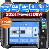 2025 XTOOL D8W OBD2 Diagnostic Device, Car Diagnostic Device with Topology Mapping, Online Coding, 3