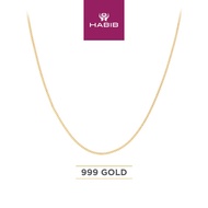 HABIB 999/24K Yellow Gold Necklace WWGC1211123