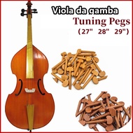 7Pcs Professional Viola Da GABA หมุดปรับแต่ง27 ''28'' 29 ''พุทราไม้ wood อุปกรณ์เสริม Fittings1.6