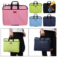 LIAOYING Files Bag Zipper Business Documents A4 Size Durable Waterproof Handbag