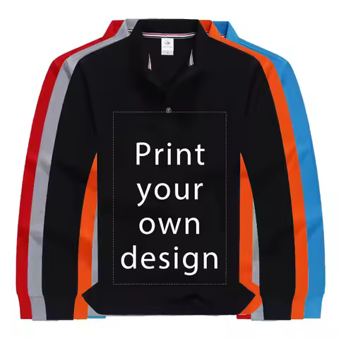 Customizable High-Quality Cotton Polo Shirts for Men And Women Company Team Group Uniform with Logo 