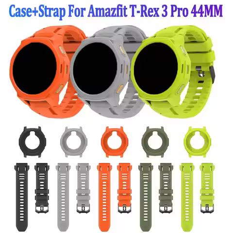 Silicone WatchStrap Band For Amazfit T-Rex 3Pro 44MM SmartWatch Replace WristBand Bracelet For T-Rex