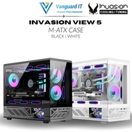 [ INVASION THE VIEW 5 M-ATX ] 5.5 inch Customizable Display SCREEN WITH FLASHLUX FAN