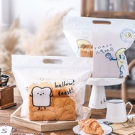 【Zip Lock Toast Packaging Bag 5 pcs】Zipper Loaf  Bread Plastic Hello Toast面包 人气吐司包装袋 5 入 BS BAKERY S