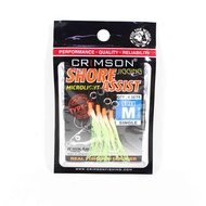 Crimson CSS-M Shore Jigging Assist Hook Single 4 per pack Size M (2617)
