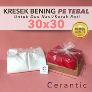 Transparent Clear Plastic Bag 30 x 30 PE THICK for 30x30 cm Box containing 50 sheets
