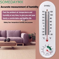SOMEDAYMX Temperature Humidity Gauge Humidity Gauge Greenhouse Planting Wall Thermomete Temperature 