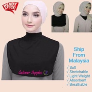 Neck Cuff-High Neck Collar Bib-Turtleneck Half Inner-Inner Tutup Leher Muslimah-Neck Cover Up Inner-