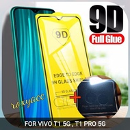 TEMPERED GLASS FULL 9D VIVO T1 5G, T1 PRO 5G + ANTI-SCRATCH CAMERA T1PRO 5G