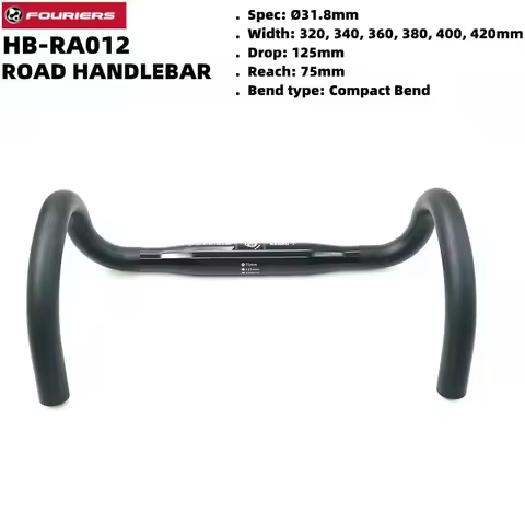 FOURIERS New HB-RA012 Road Bicycle Handlebar size compression handle Road Handlebar/Bent Bar 320/340