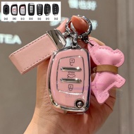 Pink Key Cover Key Case For Hyundai creta i10 i30N Kona Sonata Grand Starex Elentra ix35 i20 i40 Acc