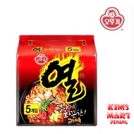 OTTOGI KOREA YEUL RAMEN MULTI 5EA 오뚜기 열라면 600g