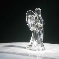 【老時光 OLD-TIME】早期歐洲玻璃天使燭台