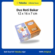 Toast Box Patterned Bread Box/ Size 12 x 16 x 7 cm