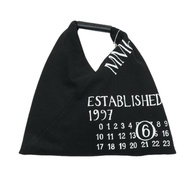 MM6 Maison Margiela 黑色帆布托特包 和尚袋