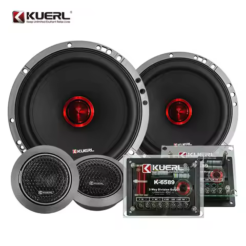 KUERL Car Audio Upgrade 165mm Two-Way Speaker 6.5-Inch Car Audio Set Speakers