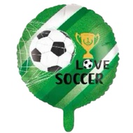 LOVE SOCCER ROUND BALLOON