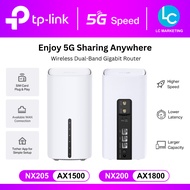 TP-Link Archer NX205 AX1500 / Archer NX200 AX1800 5G Wireless Dual-Band Gigabit SIM Card Router Supp
