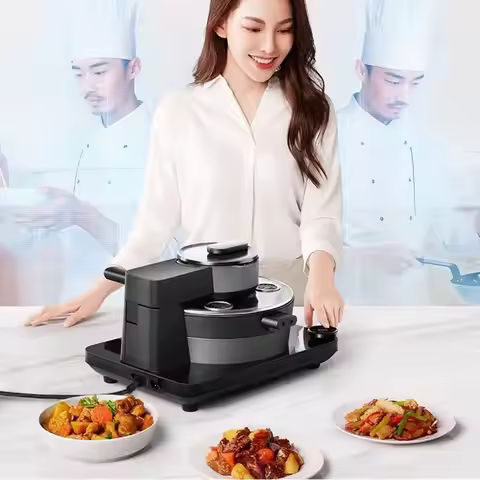 1.0 Home Smart Automatic Cooking Machine Lazy Large-capacity Auto Stir Fry Machine for Cooking & Ste