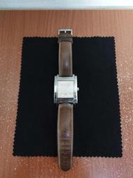 瑞士製 Burberry 格紋 羅馬數字 大三針 英倫 紳士 真皮錶帶 腕錶 手錶