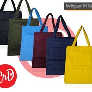 EJ257 Tote Bag Tote Bag Plain drill Tote Bag + Zipper Limited Stock