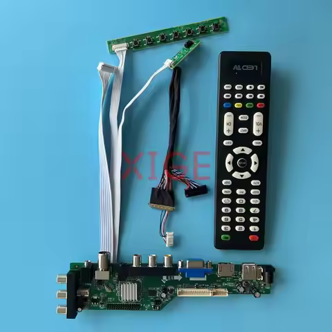 Drive Board Fit HSD101PHW1 HT101HD1 M101NWN8 LP101WH1 HDMI/VGA/AV/USB/DVB Laptops Display 1366*768 1