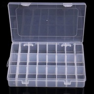 Adjustable Grid Box 24 Slot Jewelry Storage Box - J24D