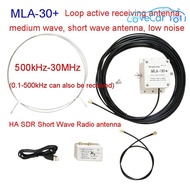 เสาอากาศแบบ MLA-30คลื่นสั้นขนาดกลางสำหรับเสาอากาศวงแหวน SWL HAM 500Hz ถึง30MHz