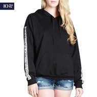 10PM Sweater Wanita / Niels Black Hoodie Sweater 34012P1BK