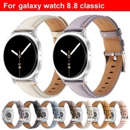 Genuine Leather Watch Strap For Galaxy Watch 8 Strap 40mm 44mm Soft Galaxy Watch 8 Classic Strap Lea