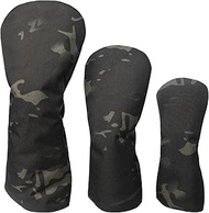 LONGCHAO Golf Head Covers for Golf Clubs, PU Leather Vintage Design Ladies Golf Club Driver Headcove