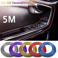 [🇲🇾] 5 meter Decorative Slit Car Interior Finishing Gap chrome Strip Trim Grid door dashboard Tool