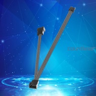 Pwm Fan Cable 1 To 5/4/3/2 Ways Splitter Black Sleeved PVC Insulation Material Extension Cable Conne