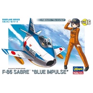Hasegawa TH16 60126 F-86 Sabre Blue Impulse War Plane (Eggplane Series) Plastic Model Kit